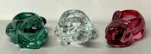 RR - Vintage Glass Animal Votive Candleholders