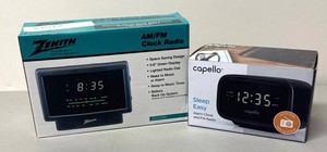 RR - Clock Radios - Zenith ZG120M & Capello Sleep Easy