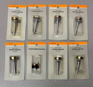 RR - Audio Taper Potentiometers - RadioShack Archer Mixed Lot