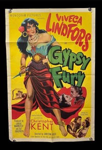 RR - Vintage Movie Poster Print - Gypsy Fury - Unframed