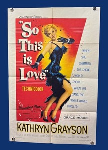 RR - Vintage Movie Poster - So This Is Love - Unframed