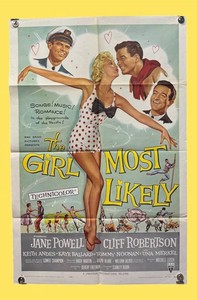 RR - Vintage Movie Poster - The Girl Most Likely - Unframed
