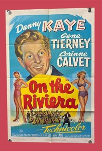 RR - Vintage Movie Poster - On the Riviera - Unframed