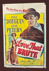 RR - Vintage Movie Poster - Love That Brute - Unframed