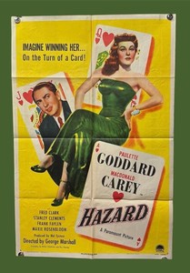 RR - Vintage Movie Poster - Hazard - Unframed