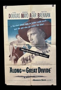 RR - Vintage Movie Poster Along the Great Divide - Unframed
