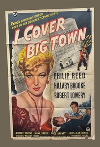 RR - Vintage Movie Poster - I Cover Big Town - Unframed