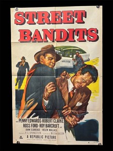 RR - Vintage  Movie Poster - Street Bandits - Unframed