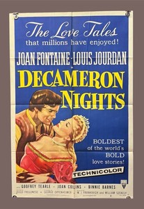 W - Vintage Movie Poster - Decameron Nights - Unframed