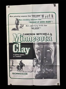 RR - Vintage Movie Poster - Minnesota Clay - Unframed