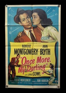 RR - Vintage Movie Poster - Once More, My Darling - Unframed