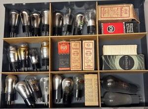 FR - Vintage Radio Tubes Mixed Lot including RCA, Raytheon, Cunningham and More