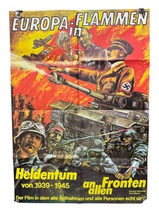 RR - Vintage Movie Poster - Europa in Flammen  - Unframed