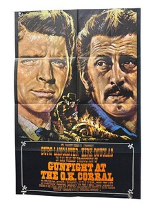 RR - Vintage Movie Poster - Gunfight at the O.K. Corral - Unframed