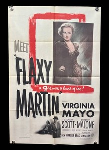 RR - Vintage Movie Poster - Meet Flaxy Martin - Unframed