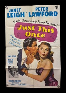 RR - Vintage Movie Poster - Just This Once - Unframed
