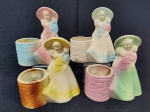 Shawnee Pottery Southern Belle Planters