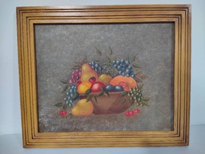 Still Life Fruit Bowl Framed Art