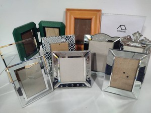 Collection of Glass & Asst Photo Frames