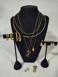 925Sterling Gold Tone Assorted Jewelry Lot