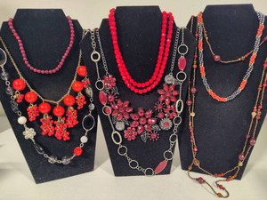Ravishing Reds Costume Jewelry Necklaces