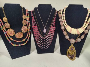 Pretty in Pink Costume Jewelry Necklaces