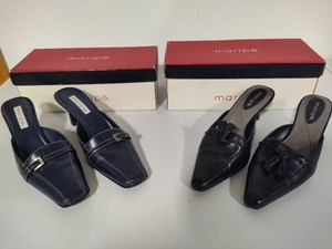 Maripe Ladies Low Heel Slides (Size 7.5)