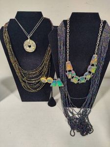 Lot of Iridescent Costume Jewelry