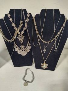 Silver Tone Costume Jewelry Lot