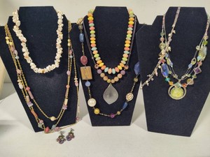 Beads & Shells Costume Jewelry Lot