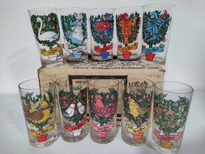 Glassware by Brockway 12 Days of Christmas