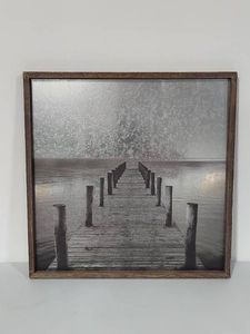 Framed Metal Coastal Pier