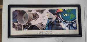 Roland Miller Apollo Saturn V Rocket - Framed