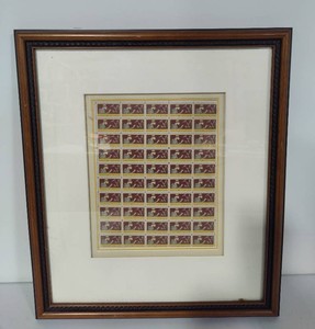 St. Francis of Assisi Framed Sheet of Stamps