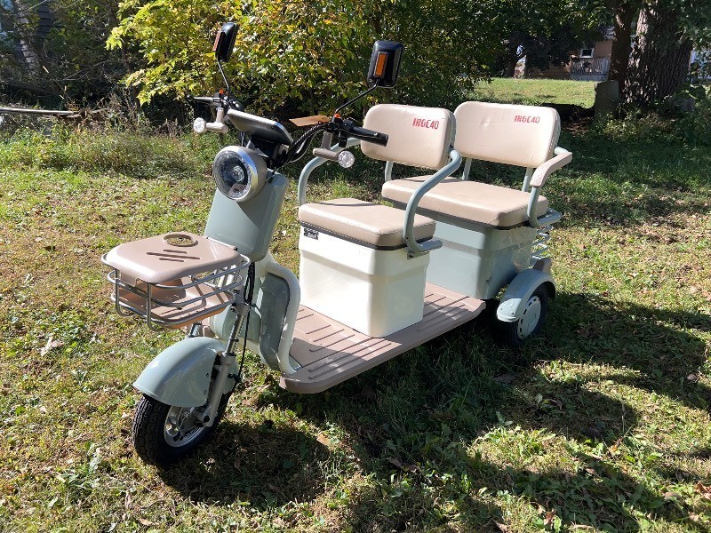 2026 SDLANCH Electric Tricycle Mini Golf Cart (MGC40) - Green (optional assembly service available)