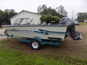 2018 Yamaha 150hp motor & 2018 Minn Kota Terrova i-Pilot 80LBS-Thrust 60' Shaft &1997 Spectrum Boat, Spectrum & Trailer