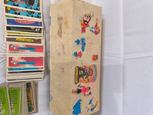 Box Full Of Vintage Garbage Pail Kids Cards And a few Turtle Cards
