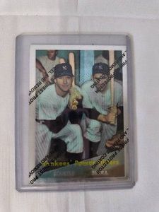 Mickey Mantle And Yogi Berra Card