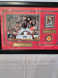 2019 World Series MVP Stephen Strasburg Signed Card wprint