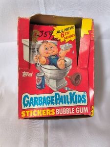 Vintage Garbage Pail Empty Box