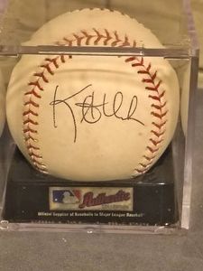 Kent Herbek Signed Baseball