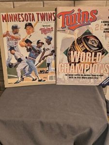 MN Twins World Series Magazines