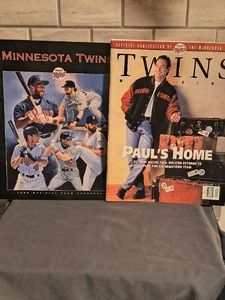 Vintage MN Twins Magazines