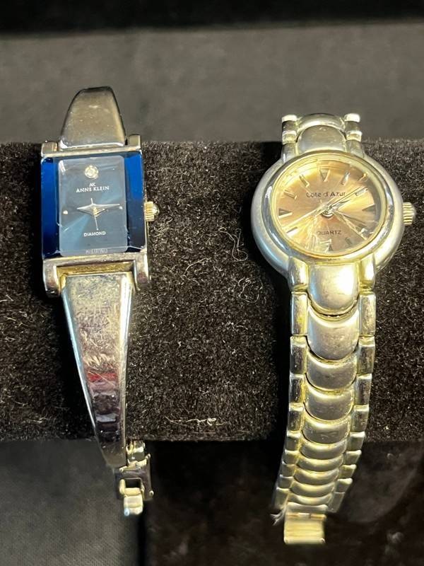 Womens Wrist Watches - Anne Klein & Cote Dazur (Lot of 2) - untested