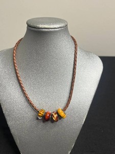 Pandora Beaded Charm Necklace - Leather Cord