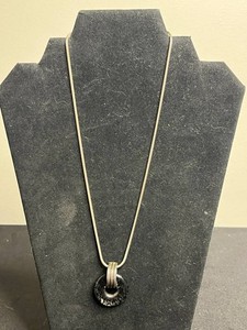 Pendant Necklace - 925 Sterling Silver Pendant & 925 Snake Chain