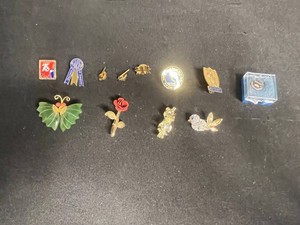 Vintage Costume Jewelry & Collectible Pin Mixed Lot