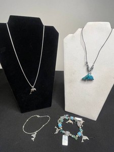 Dolphin Jewelry Mixed Lot - Necklaces & Beaded Bracelets