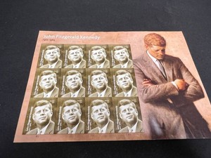 Mint John F. Kennedy Forever Stamps - USPS 2016 Commemorative Sheet