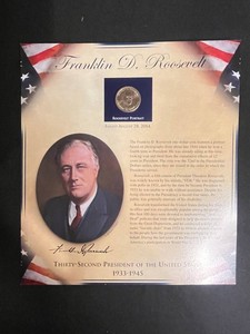 Collectible Coin Display - Roosevelt